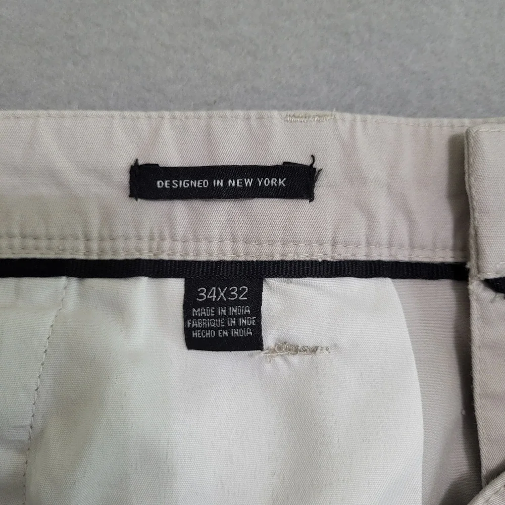 NWT‎ Kenneth Cole Techni-Cole Tapered Fit Stretch Lightweight Pants Men's 34x32
